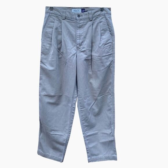 Gap Men's Khaki Easy Fit Wrinkle Resistant Work/Uniform/School Pants. 30" x 27" - Picture 1 of 5
